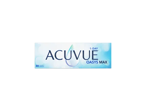 Acuvue Oasys MAX 1-Day contact lens box