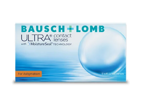 Bausch & Lomb Ultra for Astigmatism contact lens box