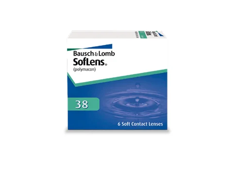 Bausch & Lomb SofLens 38 contact lens box