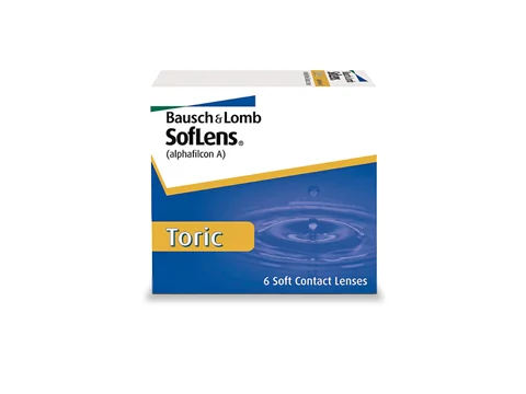 Bausch & Lomb SofLens 66 Toric contact lens box