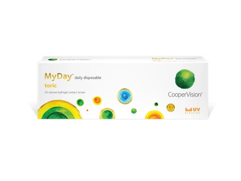 CooperVision MyDay Toric contact lens box