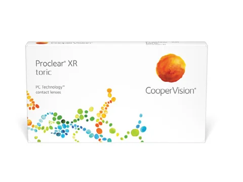 CooperVision Proclear Toric XR contact lens box