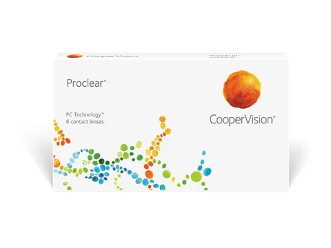 CooperVision Proclear contact lens box
